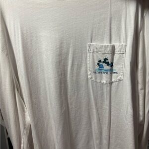 Vineyard Vines White Long Sleeve Tee